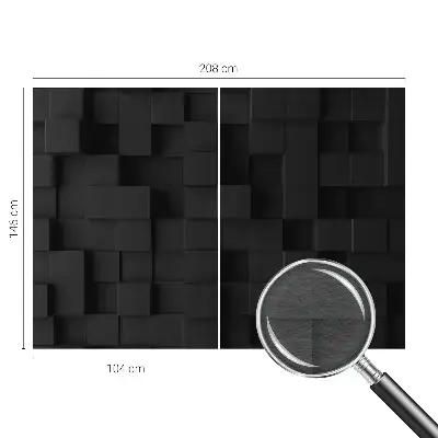 Papier peint photographique sur tissu non tissé Cubes tridimensionnels