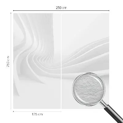 Papier peint intissé Lignes ondulées