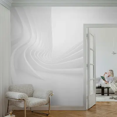 Papier peint intissé Lignes ondulées