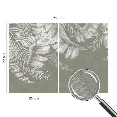 Poster mural panoramique Jemné listy