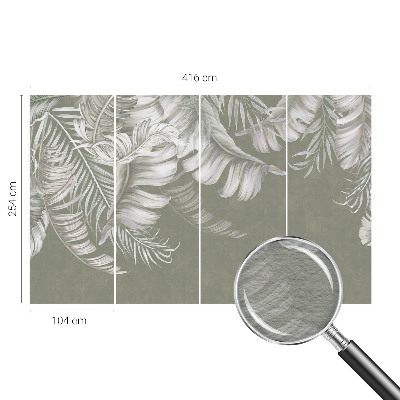 Poster mural panoramique Jemné listy