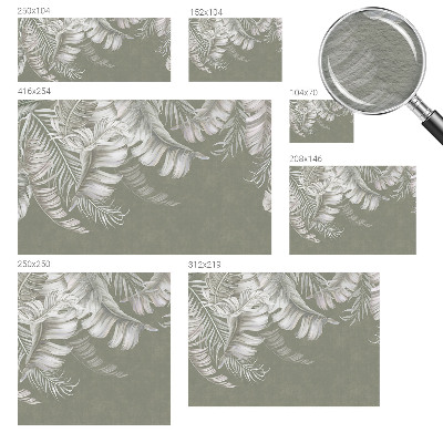 Poster mural panoramique Jemné listy