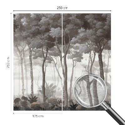 Papier peint salon moderne Lesná mágia
