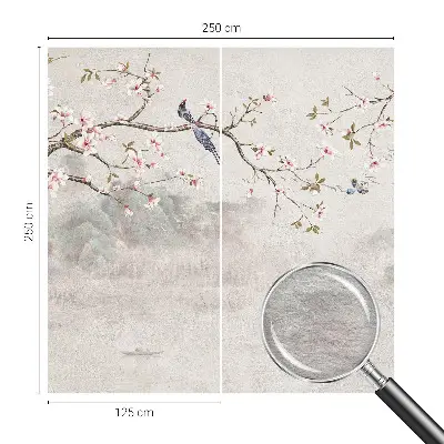 Papier peint intissé paysage oriental