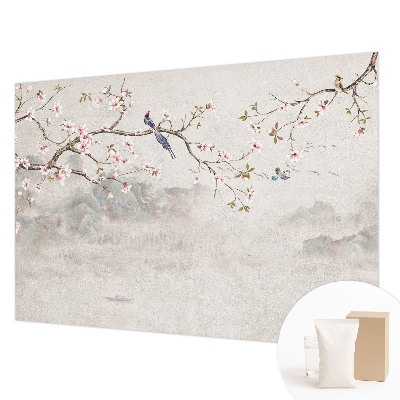 Papier peint panoramique facile à poser avec un motif de paysage oriental