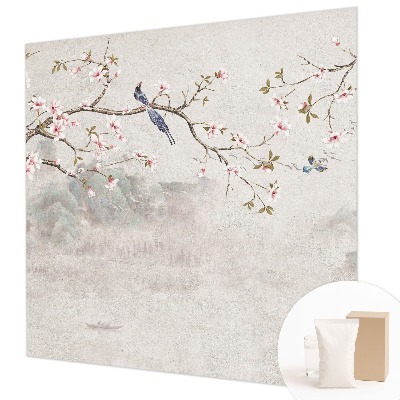 Papier peint panoramique facile à poser avec un motif de paysage oriental