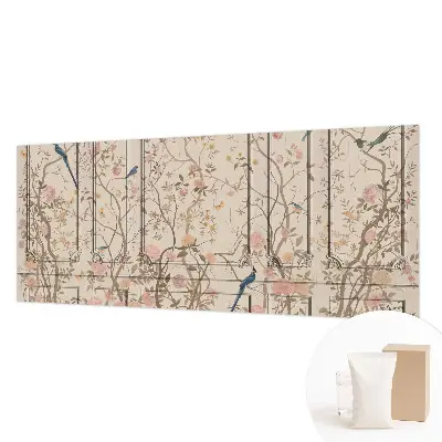 Papier peint photo grand format pour le mur Oiseaux et fleurs