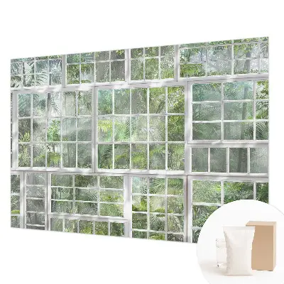 Papier peint photo sur tissu non tissé Forêt verte