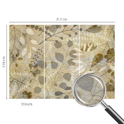 Papier peint photo Listy vetvičky