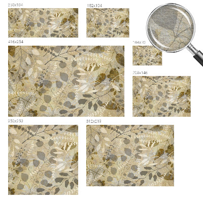 Papier peint photo Listy vetvičky