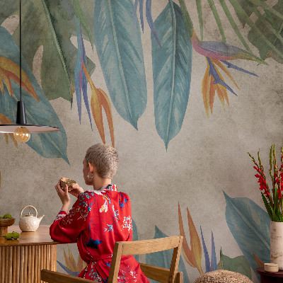 Décoration murale panoramique intissé Tropické kvety