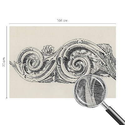 Poster mural panoramique Rastlinná ozdoba