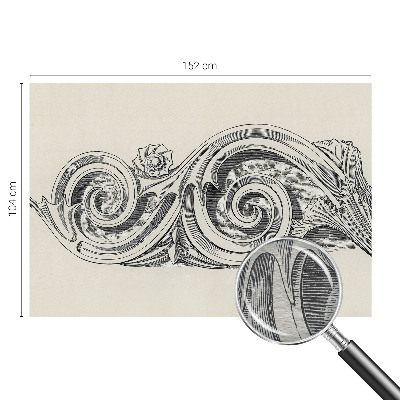 Poster mural panoramique Rastlinná ozdoba