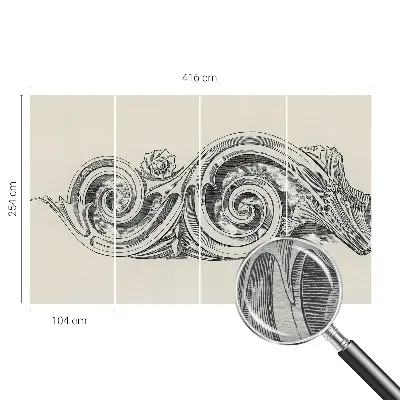 Papier peint photo grand format pour le mur Plante ornementale