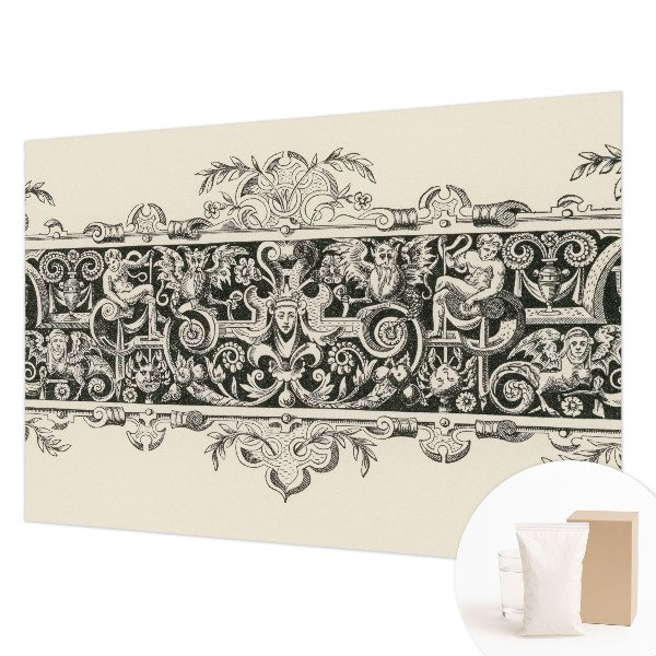 Tapisserie panoramique avec des motifs mythologiques