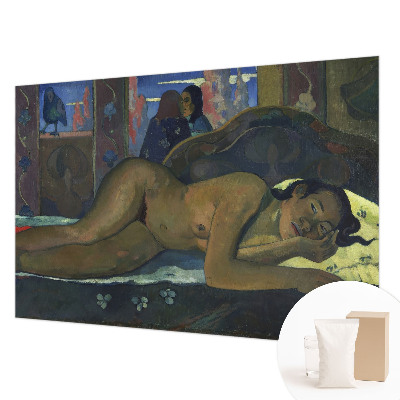 Papier peint panoramique intissé moderne avec un motif exotique adapté à une chambre