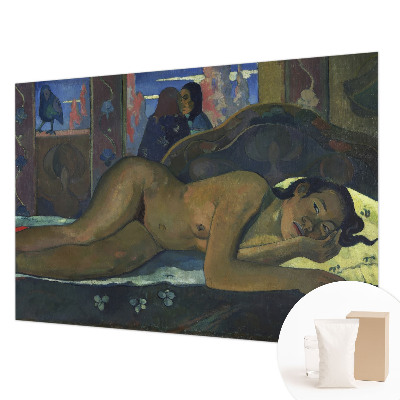 Papier peint panoramique intissé moderne avec un motif exotique adapté à une chambre