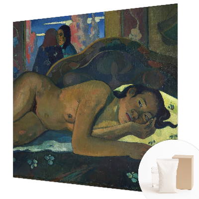 Papier peint panoramique intissé moderne avec un motif exotique adapté à une chambre