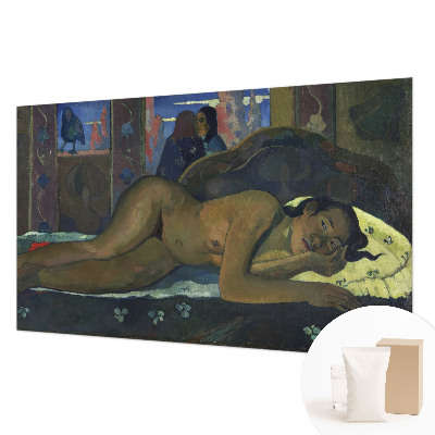 Papier peint panoramique intissé moderne avec un motif exotique adapté à une chambre