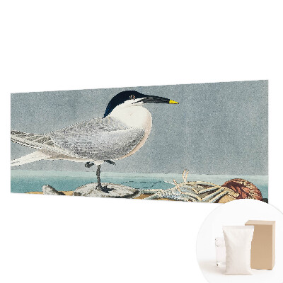 Papier peint panoramique tendance avec un motif élégant d'ornithologie
