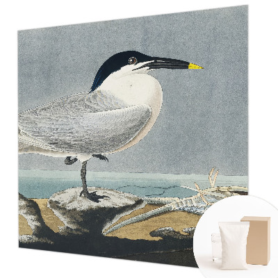 Papier peint panoramique tendance avec un motif élégant d'ornithologie