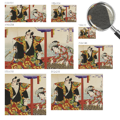 Papier peint panoramique chambre Japonské divadlo
