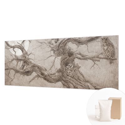 Papier peint panoramique chambre adulte Nočné vtáky