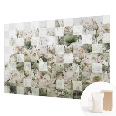 Papier peint photographique sur tissu non tissé Motifs de lotus