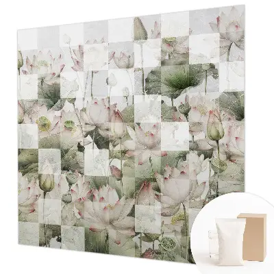 Papier peint photographique sur tissu non tissé Motifs de lotus