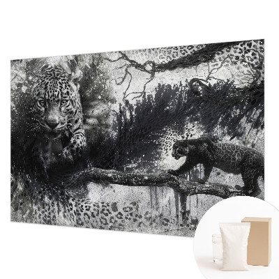 Papier peint panoramique haut de gamme Abstraktné leopardy