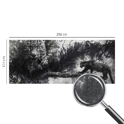 Papier peint panoramique haut de gamme Abstraktné leopardy