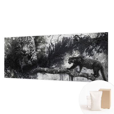 Papier peint panoramique haut de gamme Abstraktné leopardy