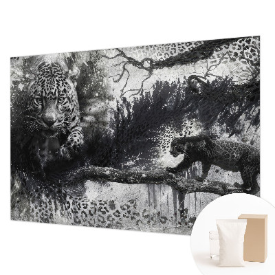 Papier peint panoramique haut de gamme Abstraktné leopardy