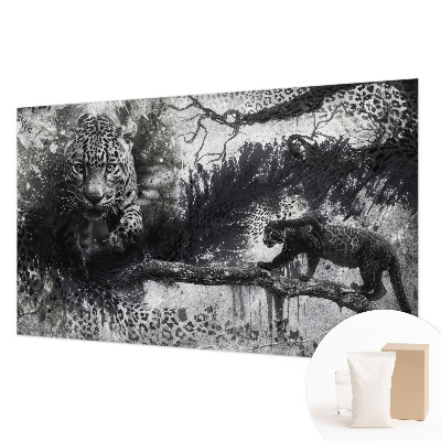 Papier peint panoramique haut de gamme Abstraktné leopardy