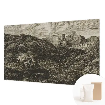 Papier peint photographique intissé voyage en montagne