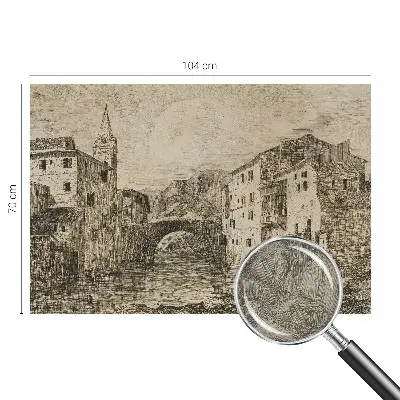 Papier peint photo imprimé sur tissu non tissé Panorama de la ville