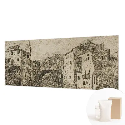 Papier peint photo imprimé sur tissu non tissé Panorama de la ville