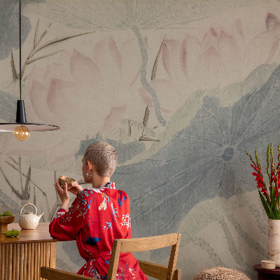 Papier peint photographique Lotosové listy