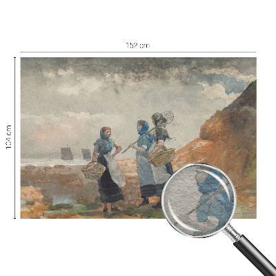 Papier peint photo représentant une paisible côte
