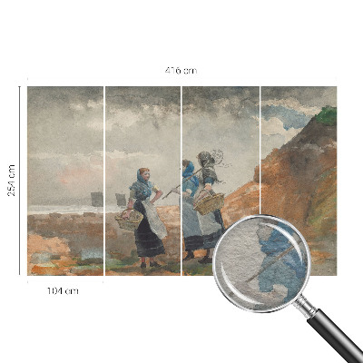 Papier peint photo représentant une paisible côte