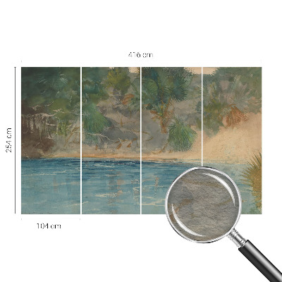 Décoration murale panoramique intissé Tropické pobrežie