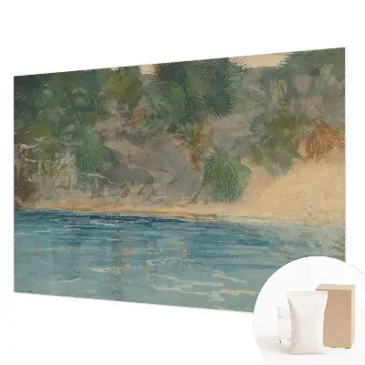 Papier peint photo sur tissu non tissé rivage tropical