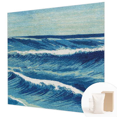 Papier peint chambre moderne à motif « Morské vlny »