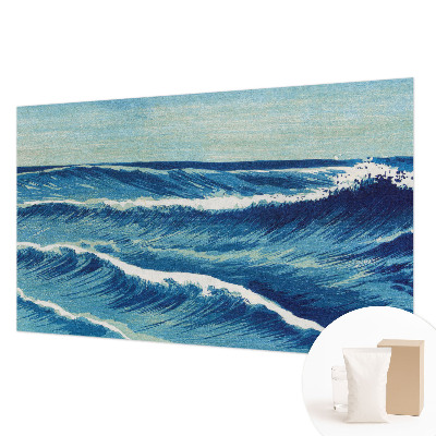 Papier peint chambre moderne à motif « Morské vlny »