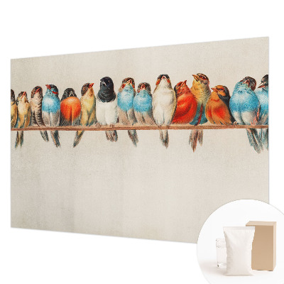Papier peint panoramique intissé Vtáky na konári