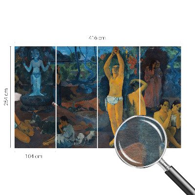 Tapisserie panoramique avec le motif Tropical Harmony