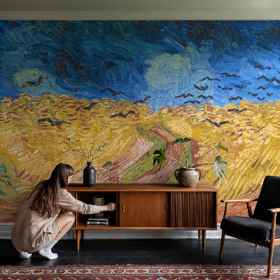 Papier peint panoramique salon Poľná krajina