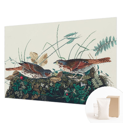 Papier peint panoramique chambre adulte avec le charme de la nature