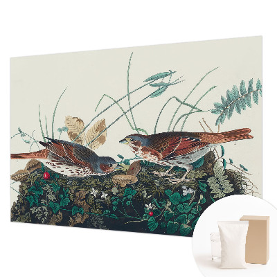 Papier peint panoramique chambre adulte avec le charme de la nature