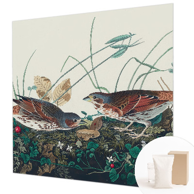 Papier peint panoramique chambre adulte avec le charme de la nature